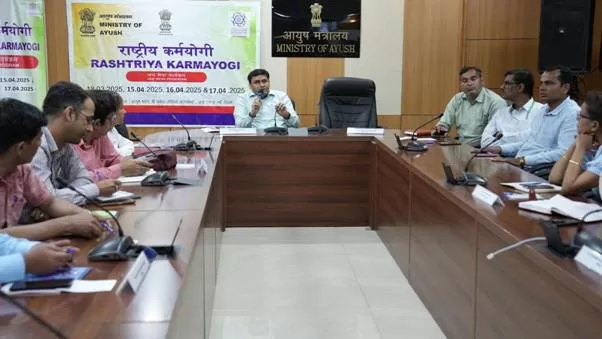 Ministry of Ayush Organises Rashtriya Karmayogi Jan Seva Programme