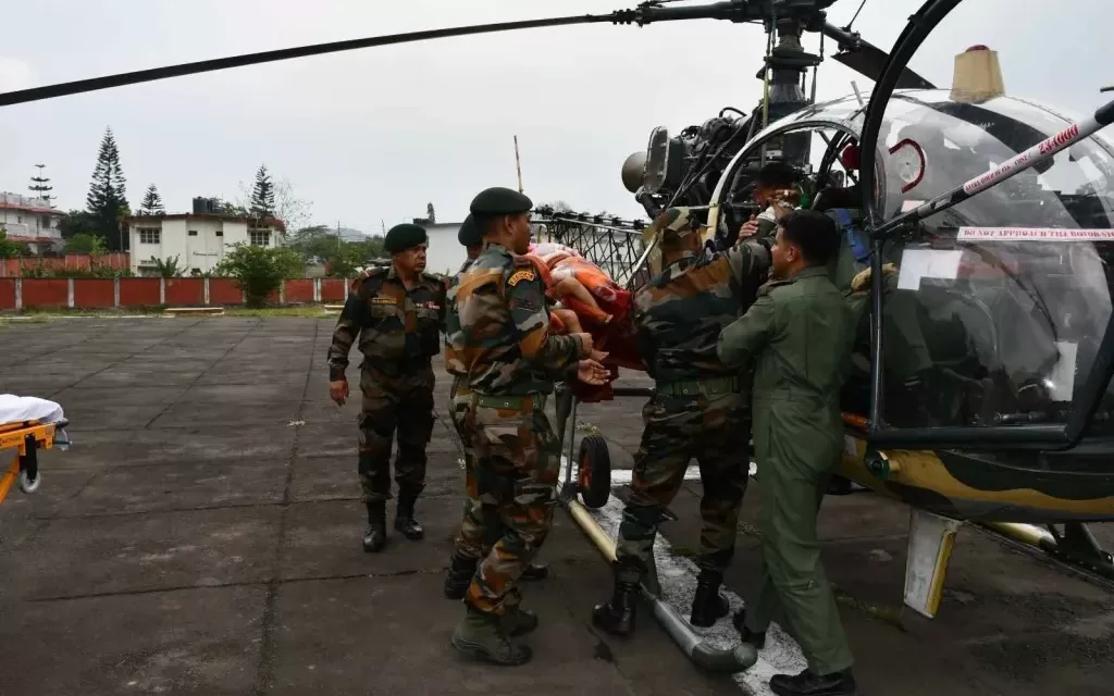 Assam Rifles Executes Swift Air Rescue, Saves 2-Year-Old Girl in Remote Manipur Village