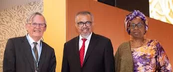 Director-General’s Award for Global Health given to Professor Awa Marie Coll Seck and Professor Sir Brian Greenwood