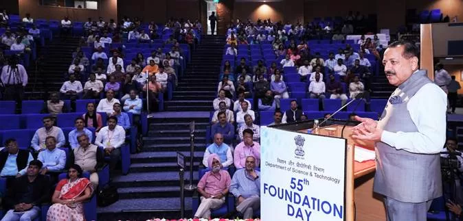 India’s Science Push Enters High Gear: Dr. Jitendra Singh Bats for Industry-Led Innovation on DST’s 55th Foundation Day