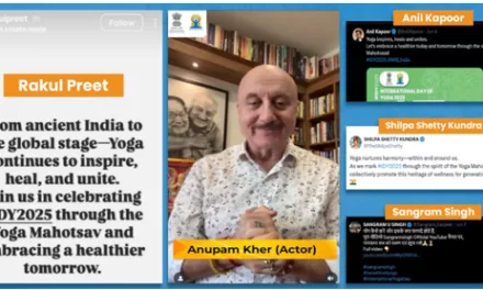 Stars Align for Wellness: Celebrities and Influencers Come forward to Promote  the International Day of Yoga 2025