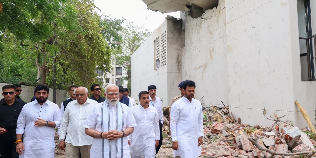 Air India Flight Crashes Into Ahmedabad Medical College Hostel, Leaves Trail of Devastation