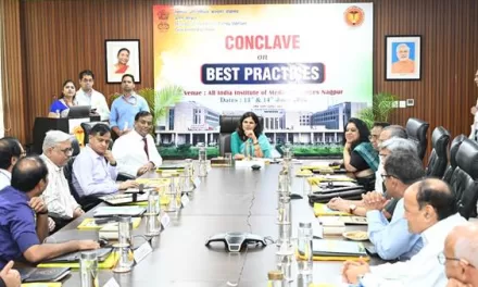 Union Health Minister Shri J P Nadda virtually inaugurates the 1st edition of Conclave on Best practices organized by the Ministry at AIIMS Nagpur