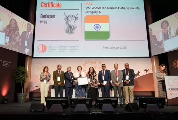“India’s Role in Preserving the Rinderpest Eradication Legacy is Vital, a testament to the Nation’s Readiness and Global Leadership in Animal Health” : Secretary Ms. Alka Upadhyaya