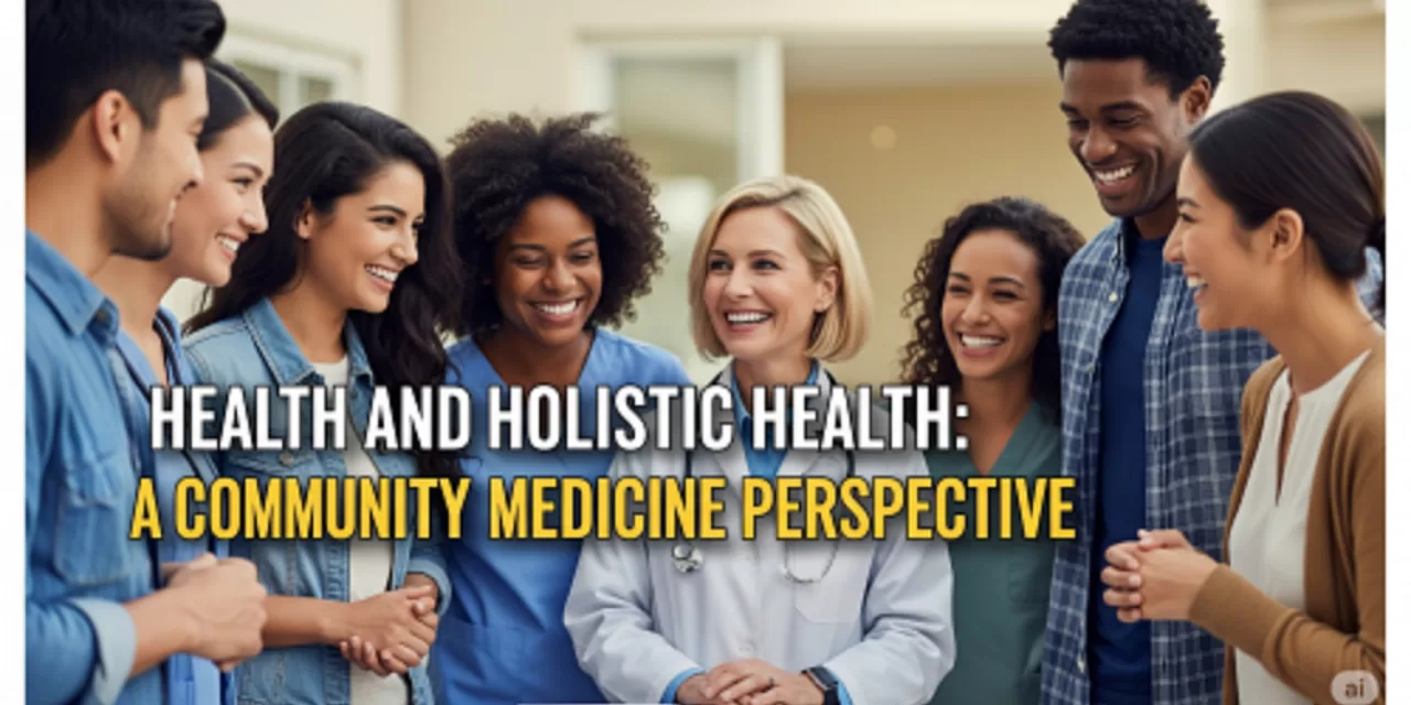 Health and Holistic Health: A Community Medicine Perspective