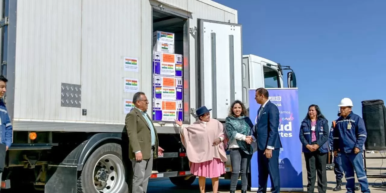 Bolivia Thanks India for Timely Measles-Rubella Vaccine Donation