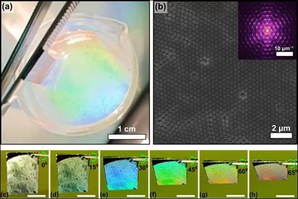 Scientists use nanoscale geometry for colors shift, making way for wearable tech