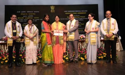 Union Minister of State for Health & Family Welfare and Chemicals & Fertilizers, Smt. Anupriya Patel graces the Annual Convocation Ceremony of Lady Hardinge Medical College