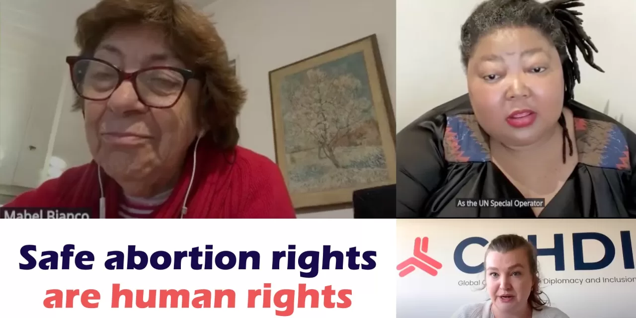 “Access to abortion is a human rights issue” says UN SR on Right To Health