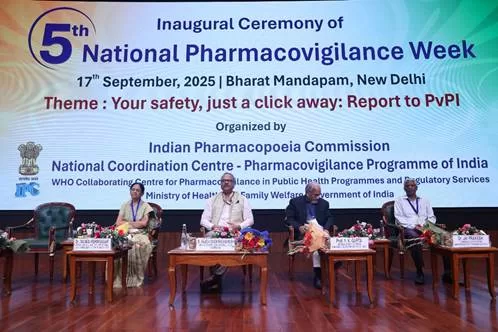 Indian Pharmacopoeia Commission inaugurates 5th National Pharmacovigilance Week with focus on patient safety and ADR reporting