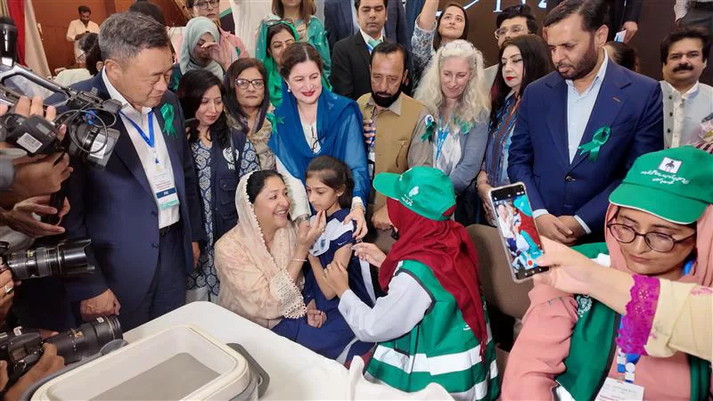 Pakistan joins 150 countries to protect 13 million girls from cervical cancer with WHO-prequalified vaccine