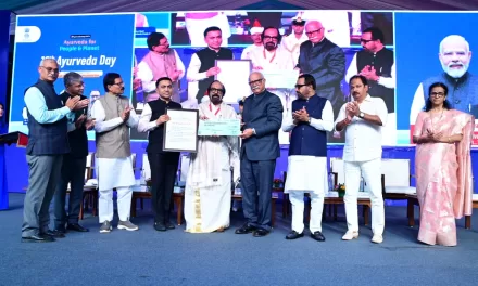 Ministry of Ayush celebrates 10th National Ayurveda Day at AIIA Goa with theme “Ayurveda for People and Planet”
