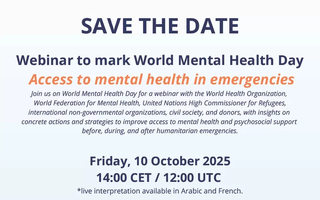 World Mental Health Day 2025 Webinar