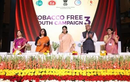 Smt. Anupriya Patel Launches Third Tobacco Free Youth Campaign- Calls on Youth to become ambassadors of a tobacco-free and addiction-free lifestyle