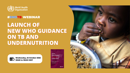 #EndTB Webinar: Virtual launch on tackling TB and undernutrition together