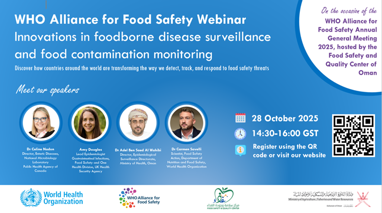 Webinar: Innovations in foodborne disease surveillance and food contamination monitoring