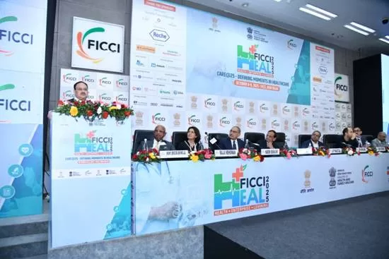 Union Health Minister Shri J.P. Nadda addresses 19th edition of FICCI HEAL 2025 in New Delhi; conference held under theme “Care@25 – Defining Moments in Healthcare”