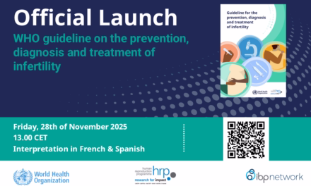 Launch webinar: WHO guideline for the prevention, diagnosis and treatment of infertility