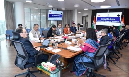 Union Health Minister Shri JP Nadda Leads High-Level Review meeting with the State Health Ministers of Rajasthan and Maharashtra