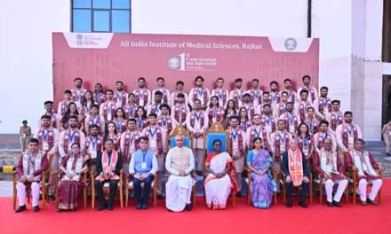 Beyond the White Coat: President Murmu Charges AIIMS Rajkot Graduates to Lead India’s Healthcare Revolution