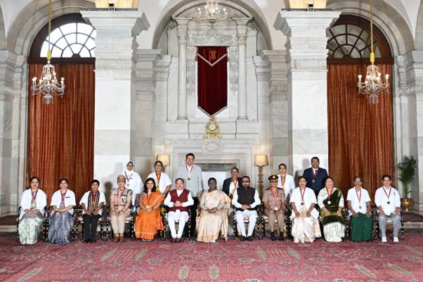 President of India Confers National Florence Nightingale Awards 2026 to 15 Awardees at Rashtrapati Bhavan