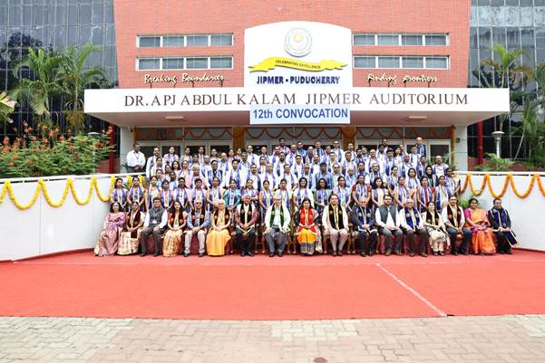 The Backbone of a Healthy India: 320 Professionals Graduate from JIPMER as Union Health Secretary Outlines Vision for ‘Swasth Bharat’