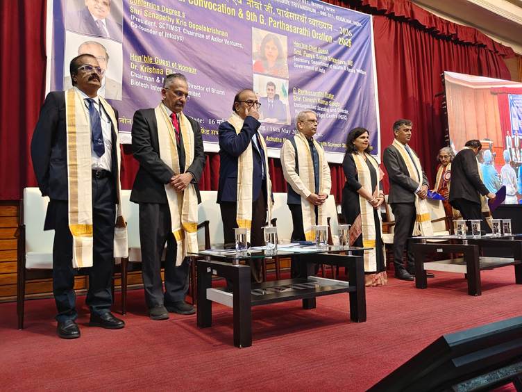 Bridging Engineering and Medicine: Union Ministers Celebrate Indigenous Medical Device Innovation and Digital Health Expansion at SCTIMST Convocation