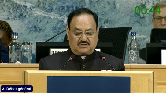 Digital Innovation and Equity Take Center Stage: India Reaffirms Global Health Commitments at 79th World Health Assembly