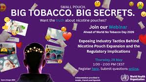 Webinar: Exposing industry tactics behind nicotine pouch expansion and the regulatory implications