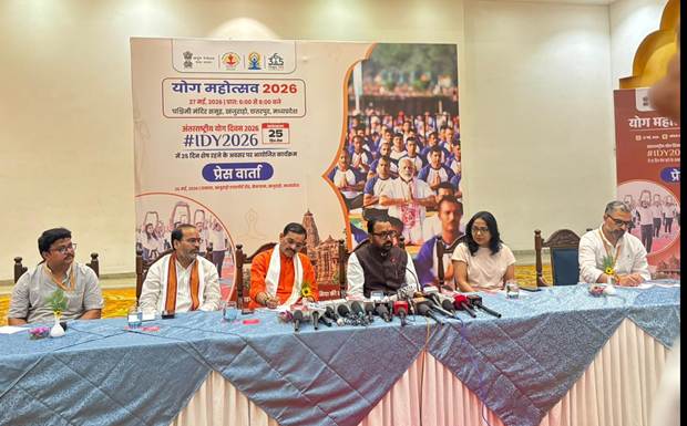 Heritage Meets Health: Khajuraho Hosts National ‘Yoga Mahotsav’ to Launch 25-Day Countdown to International Day of Yoga 2026
