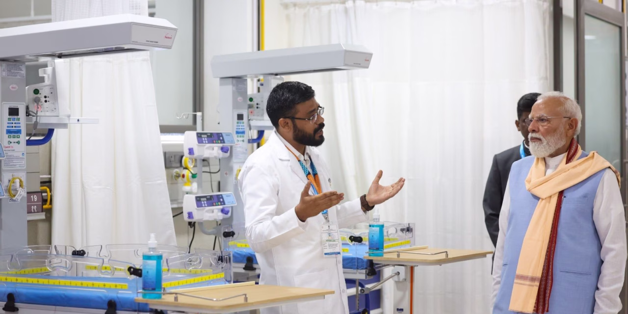 Transforming Local Healthcare: Prime Minister Inaugurates State-of-the-Art NAMO Hospital in Daman