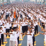 Global Movement: Modi Leads 12th International Yoga Day from Kolkata to Champion Healthy Ageing