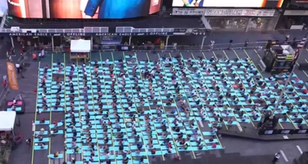 International Yoga Day 2026: Times Square Becomes Global Gathering Point for “Yoga for Healthy Ageing” Movement