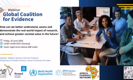 Webinar – How can we better understand, assess and demonstrate the real-world impact of research, and achieve greater societal value in the future?