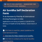 India Launches Upgraded AIR SUVIDHA 2.0 for Online Ebola Screening at International Airports