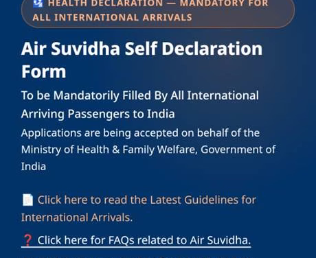 India Launches Upgraded AIR SUVIDHA 2.0 for Online Ebola Screening at International Airports