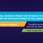 Launch webinar: Global research prioritization and action plan on health, migration and displacement in the context of climate change