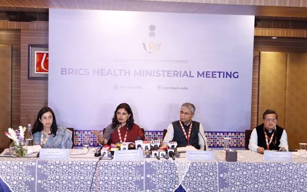 Global Health Leadership: India to Host 16th BRICS Health Ministers’ Meeting in Chandigarh to Tackle Pandemics, Digital Health, and Mental Wellness